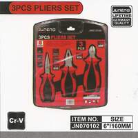JUNENG GERMANY QUALITY 3PCS PLIERS SET JN070102 #6"/160MM