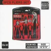 JUNENG GERMANY QUALITY  3PCS PLIERS SET  JN070104 #10",8",6"